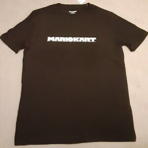 NEW! Mario Kart Old Navy Size L Boys 10/12 Blk T-Shirt Short Sleeve